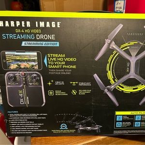 Brand New Never Used Sharper Image Streaming Addition Drone